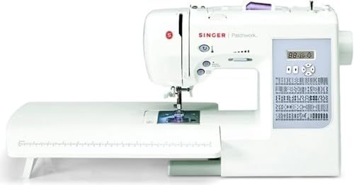 Singer Patchwork 7285Q: Máquina electrónica dedicada al Quilt, color blanco.